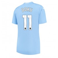 Manchester City Jeremy Doku #11 Heimtrikot Frauen 2023-24 Kurzarm